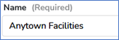 Facility Name