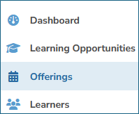 Select Offering from DB Menu