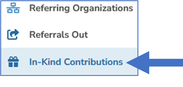 Select In-Kind Contribution