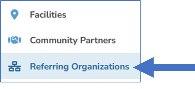 Referring Organization in Menu