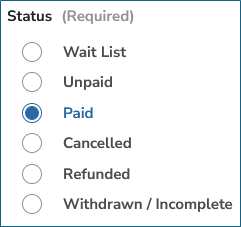 Status Paid