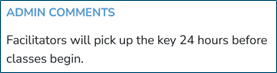 Image of Admin Comments